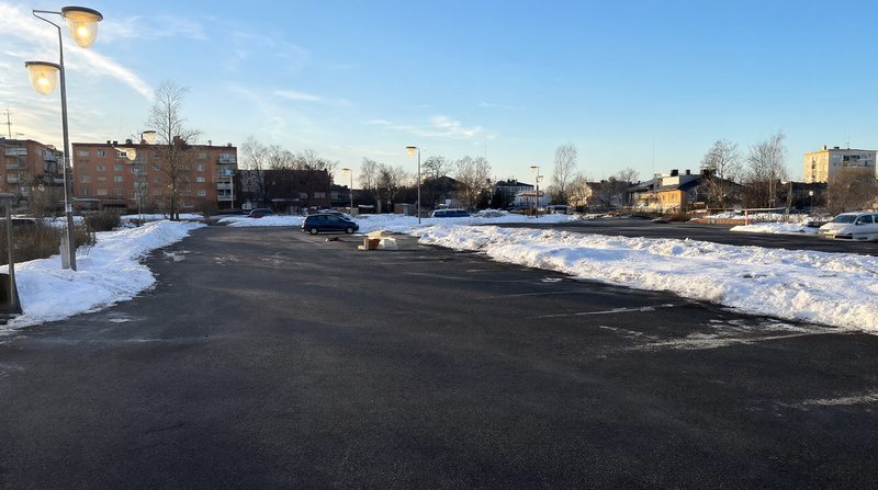 Asfaltering av parkering